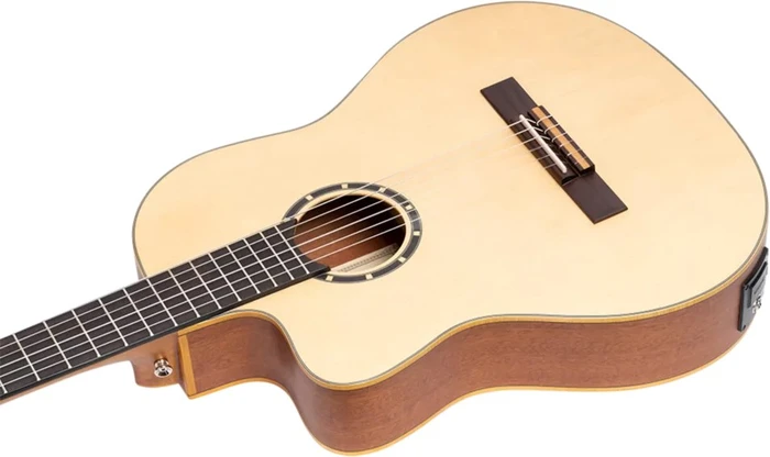 Ortega RCE125SN-L Thinline Left-Handed Natural