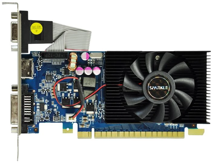 Sparkle GeForce GT 640 OC LP schwarz, 2GB DDR3, VGA, DVI, HDMI