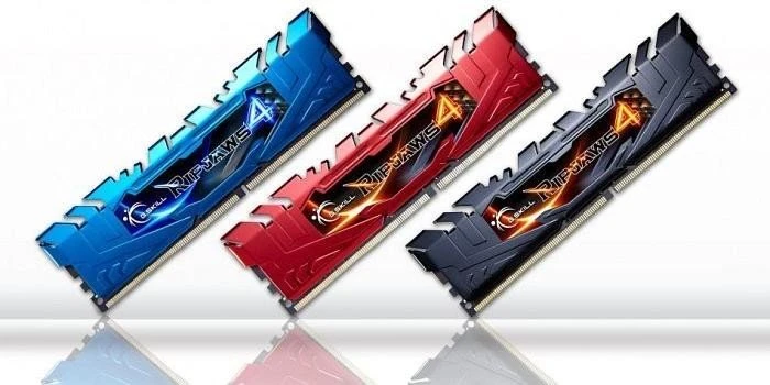 G.Skill RipJaws 4 blau UDIMM 32GB Kit, DDR4-2800, CL15-16-16-35