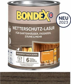 Bondex Holzlasur außen dunkelgrau, 750ml