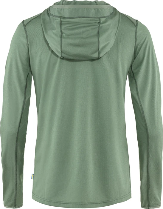 Fjällräven Abisko Sun-Hoodie Funktionsshirt langarm patina green (Damen)