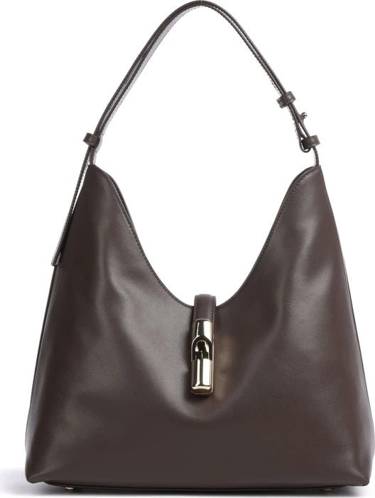 Furla Goccia M Schultertasche cioccolato