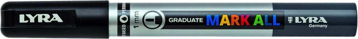 Lyra Graduate Mark All Permanentmarker 1mm sortiert, 12er-Set, Box