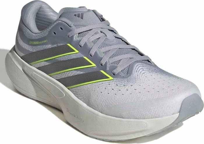 adidas Supernova Solution 3 crystal white/iron metallic/safety yellow (Herren)