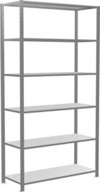 Schulte Lagertechnik Multiplus 150 Schwerlastregal 130x250x50cm verzinkt