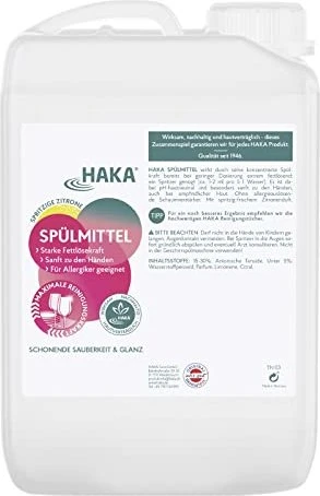 Haka Spülmittel Spritzige Zitrone Nachfüllkanister, 3l