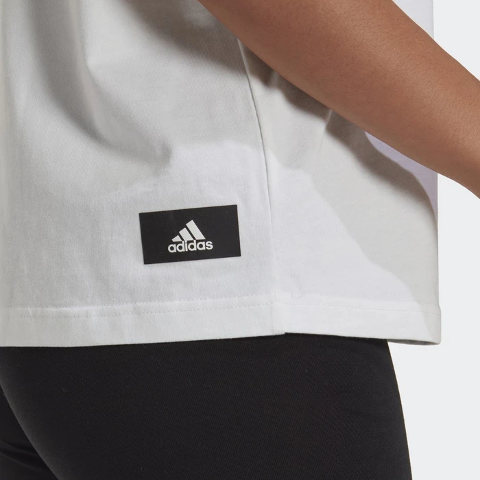 adidas Future Icons Badge of Sport T-Shirt kurzarm weiß (Damen)