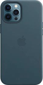 Apple Leder Case mit MagSafe für iPhone 12 Pro Max baltischblau
