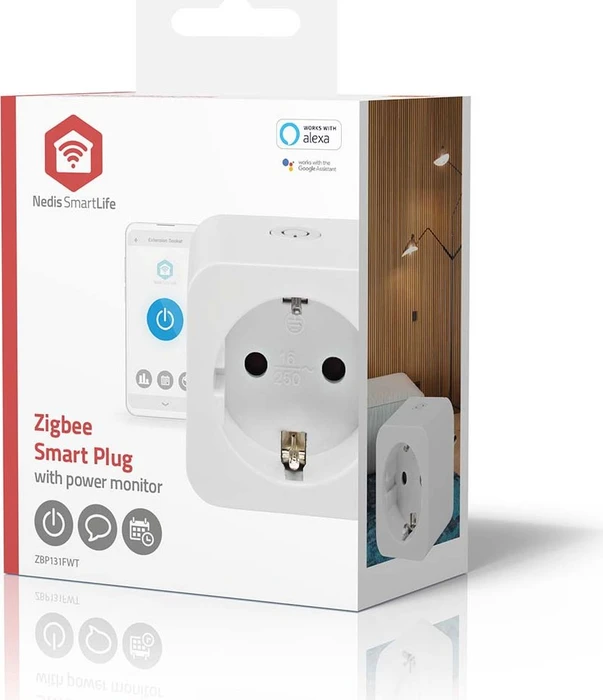 Nedis SmartLife Smart Stecker, 3680W, Typ F, Smart-Steckdose
