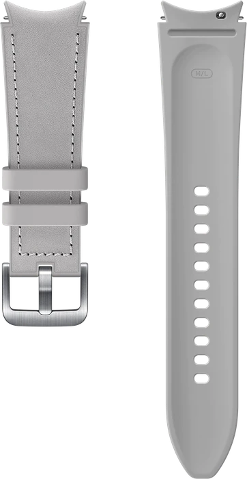 Samsung Hybrid Leather Band 20mm M/L silber