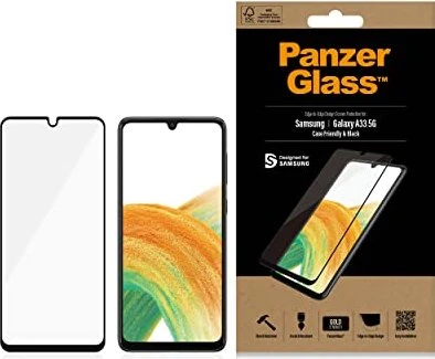 PanzerGlass Edge-to-Edge Case Friendly für Samsung Galaxy A33 5G schwarz