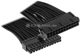 BitFenix Alchemy 24-Pin ATX Verlängerung 30cm, sleeved schwarz (BFA-MSC-24ATX30KK-RP)
