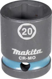 Makita Impact Black Außensechskant Steckschlüssel 1/2", 20x38mm