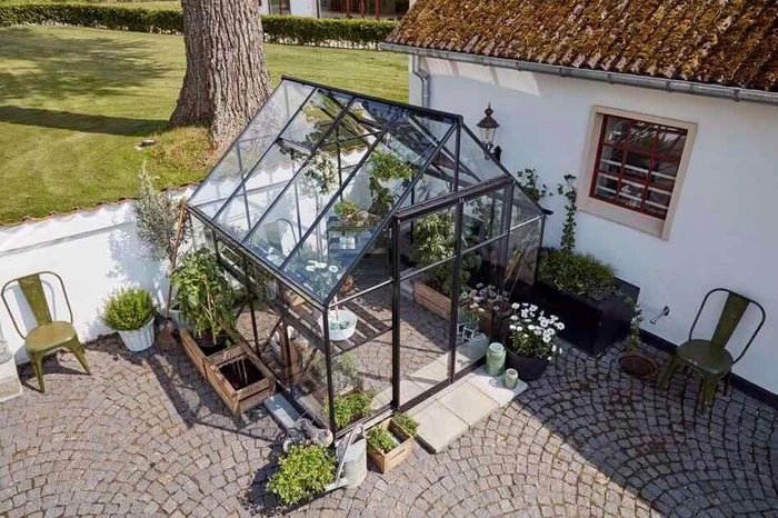 Halls Qube+ 88 SG 3mm Gewächshaus schwarz