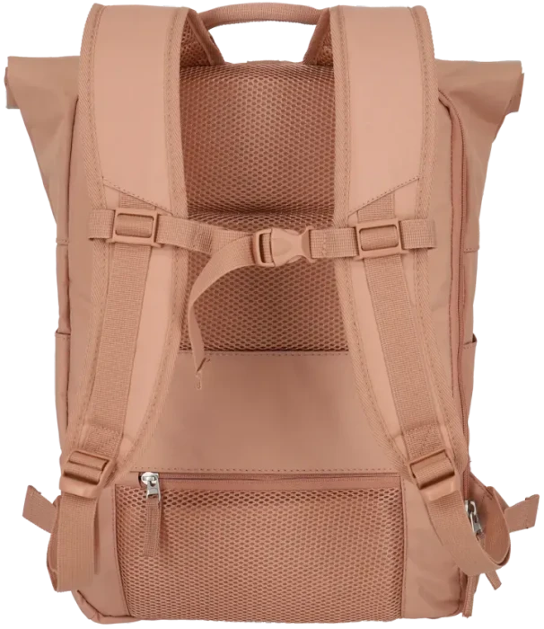 Travelite Basics Rollup Laptoprucksack, 15.6", puderrosa