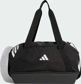 adidas Tiro Duffelbag S mit Bodenfach Sporttasche schwarz/weiß
