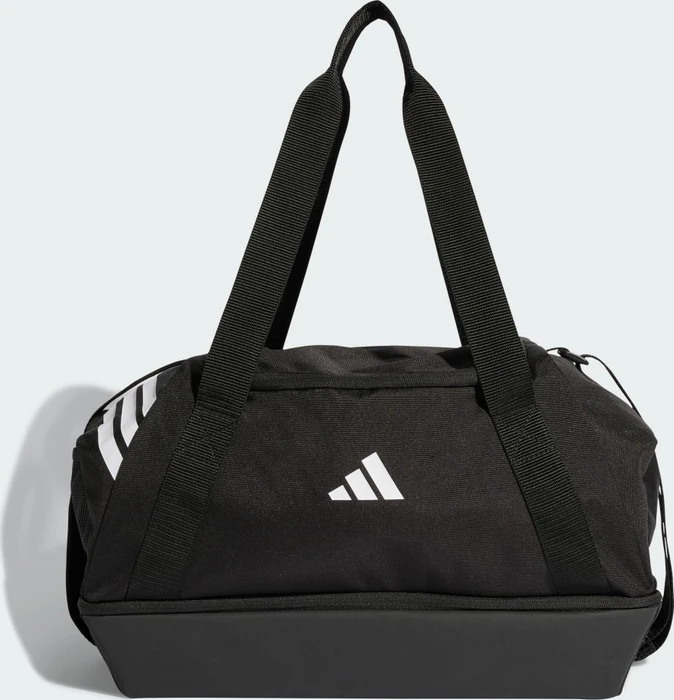 adidas Tiro Duffelbag S mit Bodenfach Sporttasche schwarz/weiß