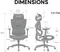 Anda Seat X-Air Mesh Office Gamingstuhl, Space Black, schwarz Vorschaubild