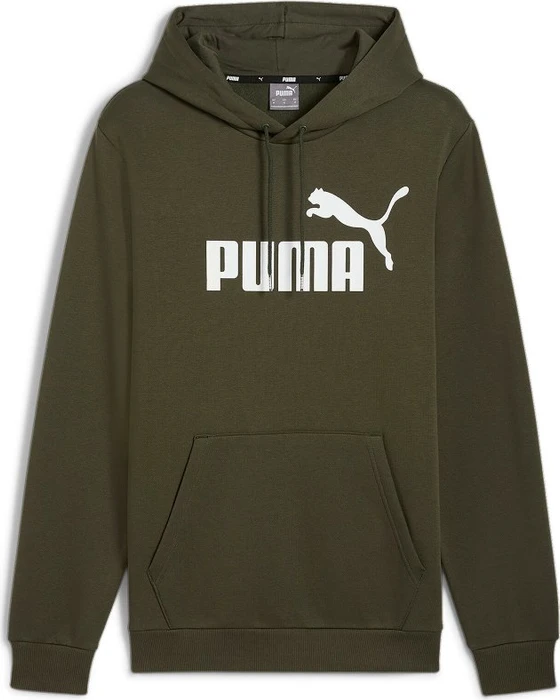Puma Essentials Big Logo Hoodie dark olive (Herren)