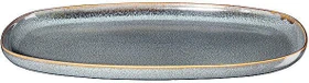 ASA Selection Saisons Servierplatte rund 31x18cm denim