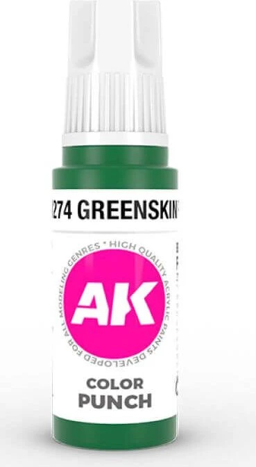 AK-Interactive 3rd Gen Acrylic Colors Color Punch greenskin punch, 17ml