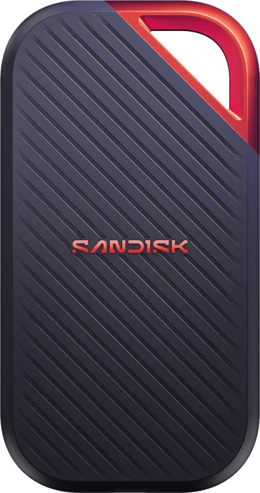 SanDisk Extreme PRO Portable SSD V3, schwarz/orange, 2TB, USB4
