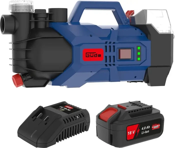 Güde GP 18-401-30 Akku-Gartenpumpe inkl. Akku 4.0Ah