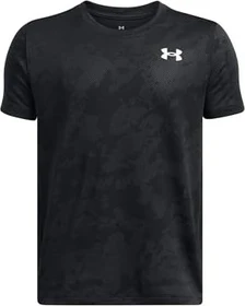 Under Armour Tech Vent Jacquard Funktionsshirt kurzarm schwarz/weiß (Junior)
