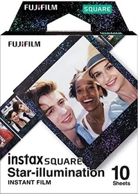 Fujifilm instax SQUARE Sofortbildfilm Star-illumination, 10 Aufnahmen