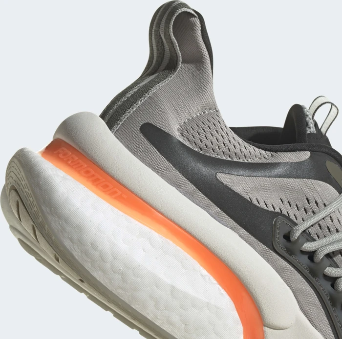 adidas Alphaboost V1 Sustainable Boost metal grey/screaming orange/olive strata