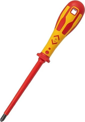 C.K Tools T49142-3 Dextro VDE Kreuzschlitz Schraubendreher, PH3x150mm