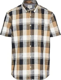 Camel Active Kariertes Hemd kurzarm wood (Herren)