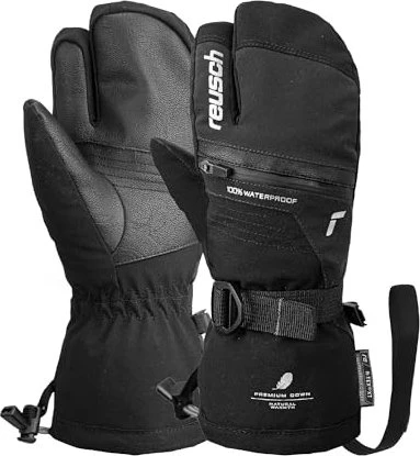 Reusch Lando R-Tex XT Lobster Skihandschuhe schwarz/silber (Junior)