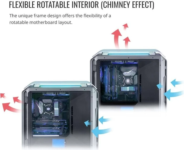 Cooler Master Cosmos C700P, Glasfenster