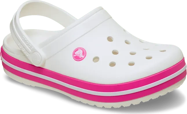 Crocs Crocband Clog white/pink crush (Junior)