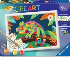 Ravensburger Malen nach Zahlen CreArt Farbenfrohes Chamäleon