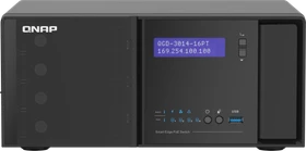 QNAP QGD-3014 Dual-System VM-Host & NAS Desktop Gigabit Smart Switch, 16x RJ-45, 2x RJ-45/SFP, 140W PoE+ (QGD-3014-16PT-8G)