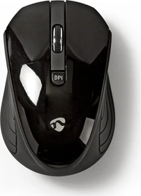 Nedis wireless Mouse, schwarz, USB (MSWS400BK)