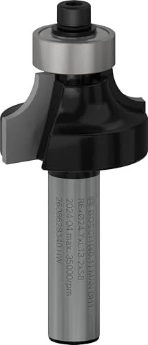 Bosch Professional Standard for Wood Abrundfräser, (R1)6x13.2x53mm, 1 Stück