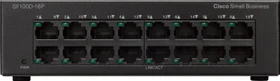 Cisco SF100 Desktop Switch, 16x RJ-45, 64W PoE (SF100D-16P)