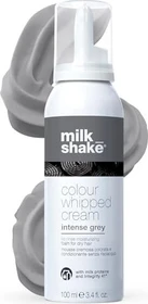 Milk Shake Colour Whipped Cream temporäre Haarfarbe Schaum intense grey, 100ml