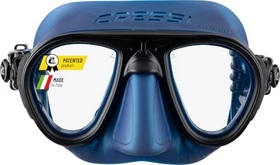 Cressi Calibro Tauchermaske blue metal