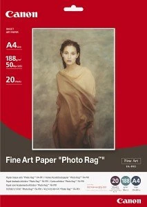 Canon FA-PR1 Fine Art Photo Rag A4, 20 Blatt
