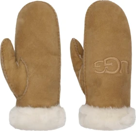 UGG Sheepskin Embroider Mitten Handschuhe chestnut (Damen)
