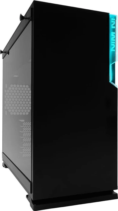 In Win 101C, schwarz, Glasfenster