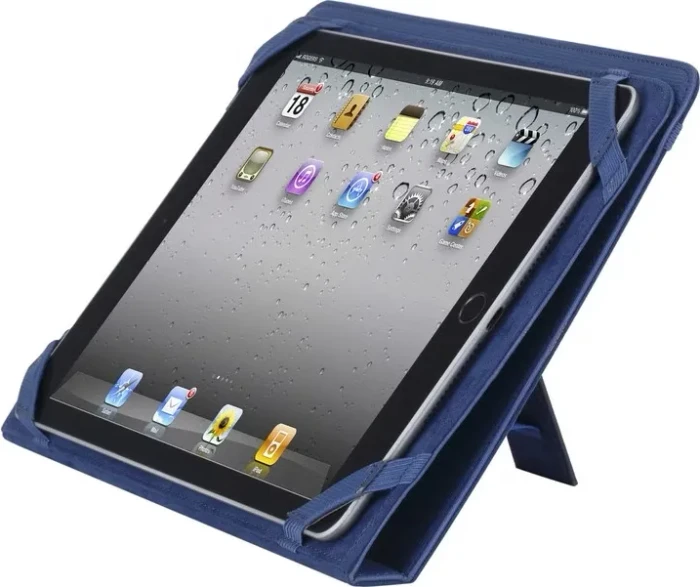 RivaCase Gatwick Kick-Stand Folio Case 3217 passend für Tablets 10.1"-11", blau