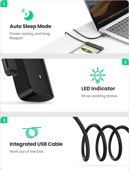 Ugreen USB 3.0 auf SATA Adapter