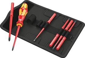 Wera Kraftform Kompakt VDE 7 Extra Slim 1 Bitset inkl. Tasche, 7-tlg.