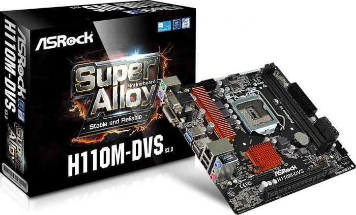 ASRock H110M-DVS R3.0 (Intel 1151)