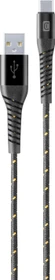Cellularline Tetraforce Cable USB-A/USB-C 2.0m schwarz